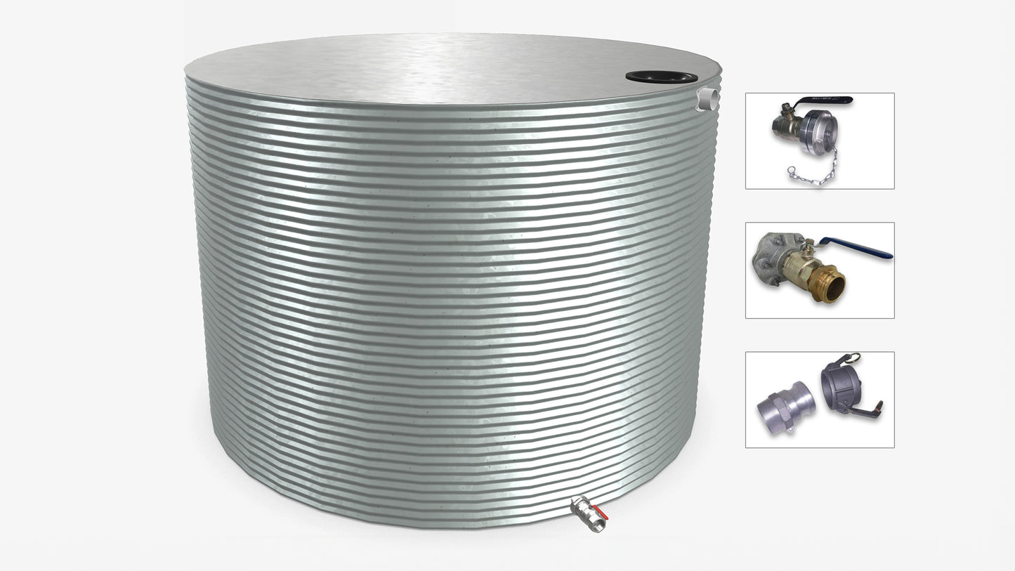 22900 Litre Round Fire Water Tank Product Image