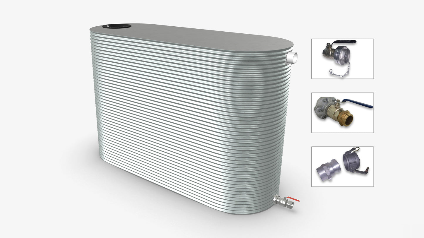 6000 Litre Slimline Fire Water Tank Product Image