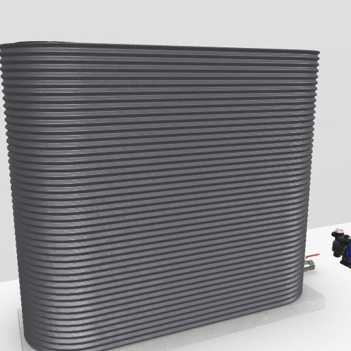 2000 Litre Slimline Water Tank