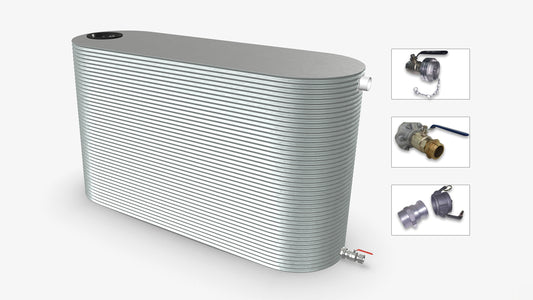 10000 Litre Slimline Fire Water Tank Product Image