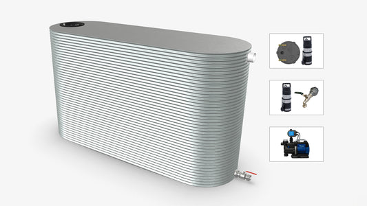 10000 Litre Slimline Water Tank With Pump Bundle Product Image
