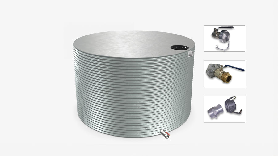 15000 Litre Round Fire Water Tank Product Image