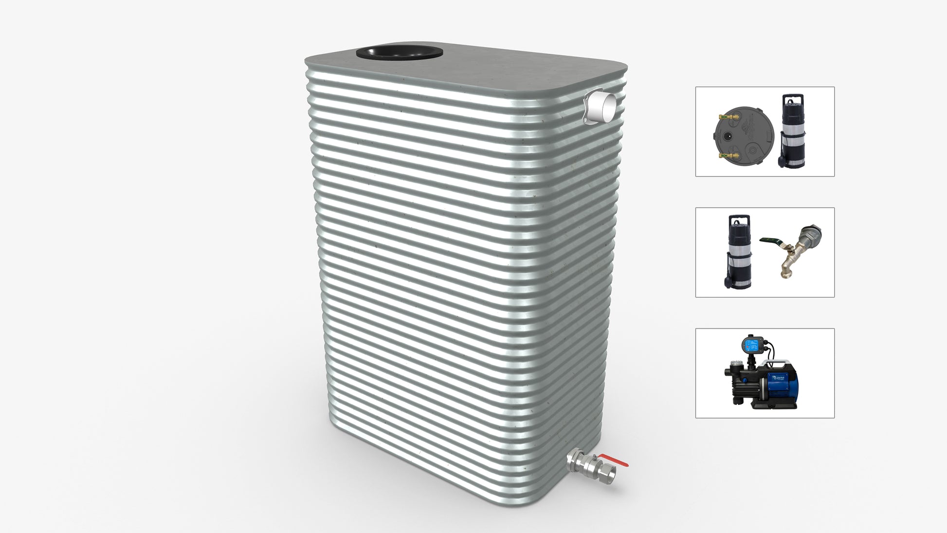 2000 Litre Modline Water Tank With Pump Bundle Product Image