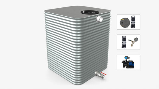 2000 Litre Square Water Tank With Pump Bundle Product Image