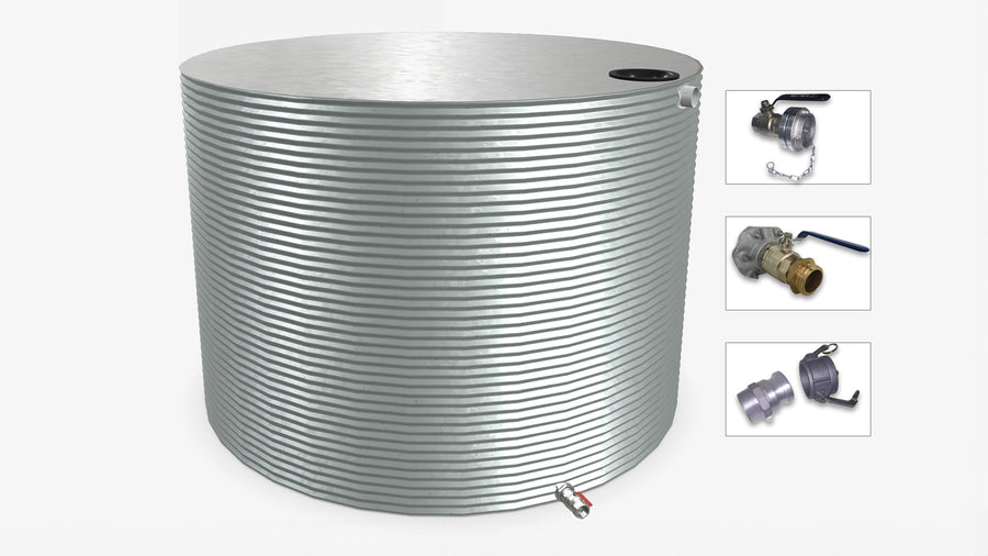 22900 Litre Round Fire Water Tank Product Image