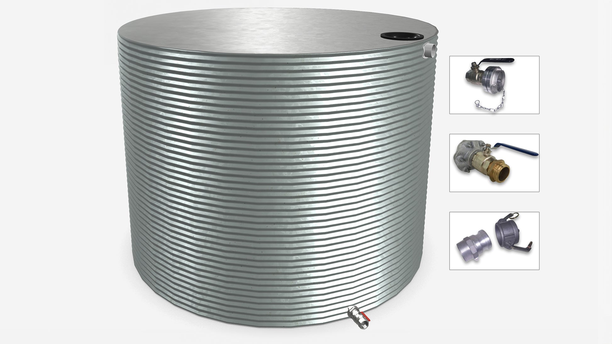 27000 Litre Round Fire Water Tank Product Image