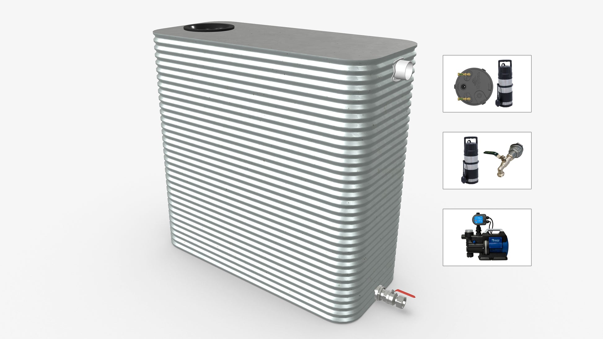 3000 Litre Modline Water Tank With Pump Bundle Product Image