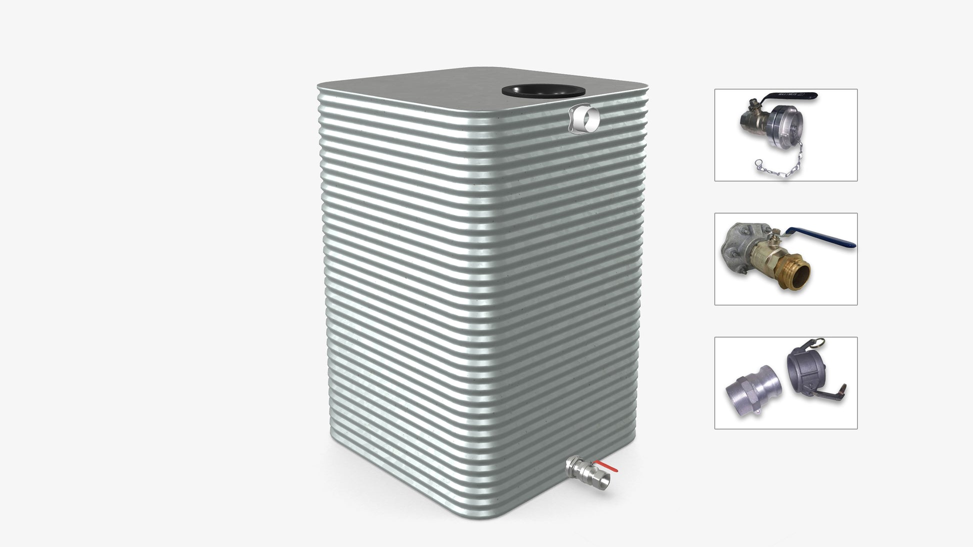 3000 Litre Square Fire Water Tank Product Image