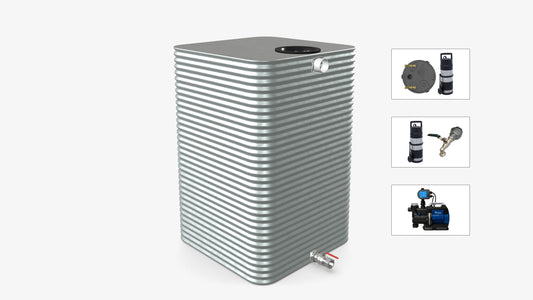 3000 Litre Square Water Tank With Pump Bundle Product Image