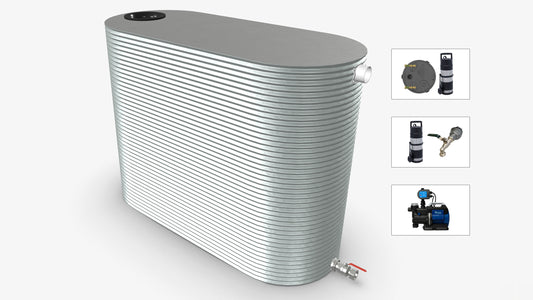 4000 Litre Slimline Water Tank With Pump Bundle Product Image