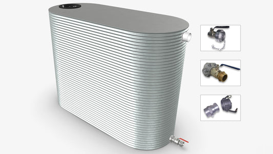 5000 Litre Slimline Fire Water Tank Product Image