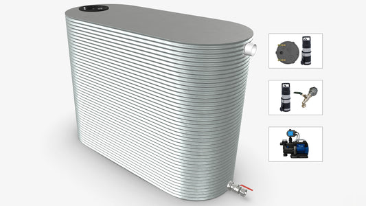 5000 Litre Slimline Water Tank With Pump Bundle Product Image