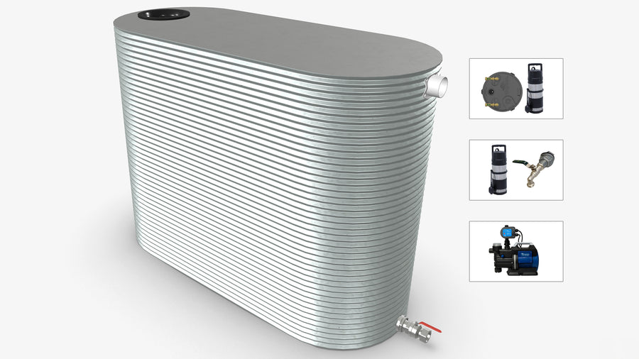 5000 Litre Slimline Water Tank With Pump Bundle Product Image