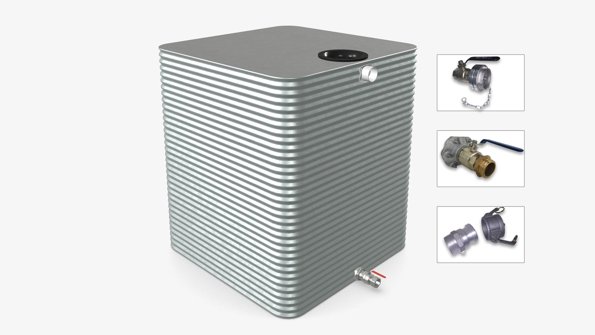 5000 Litre Square Fire Water Tank Product Image