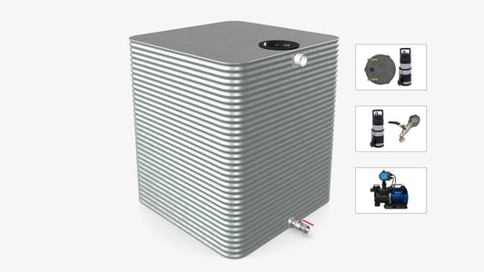 5000 Litre Square Water Tank With Pump Bundle Product Image
