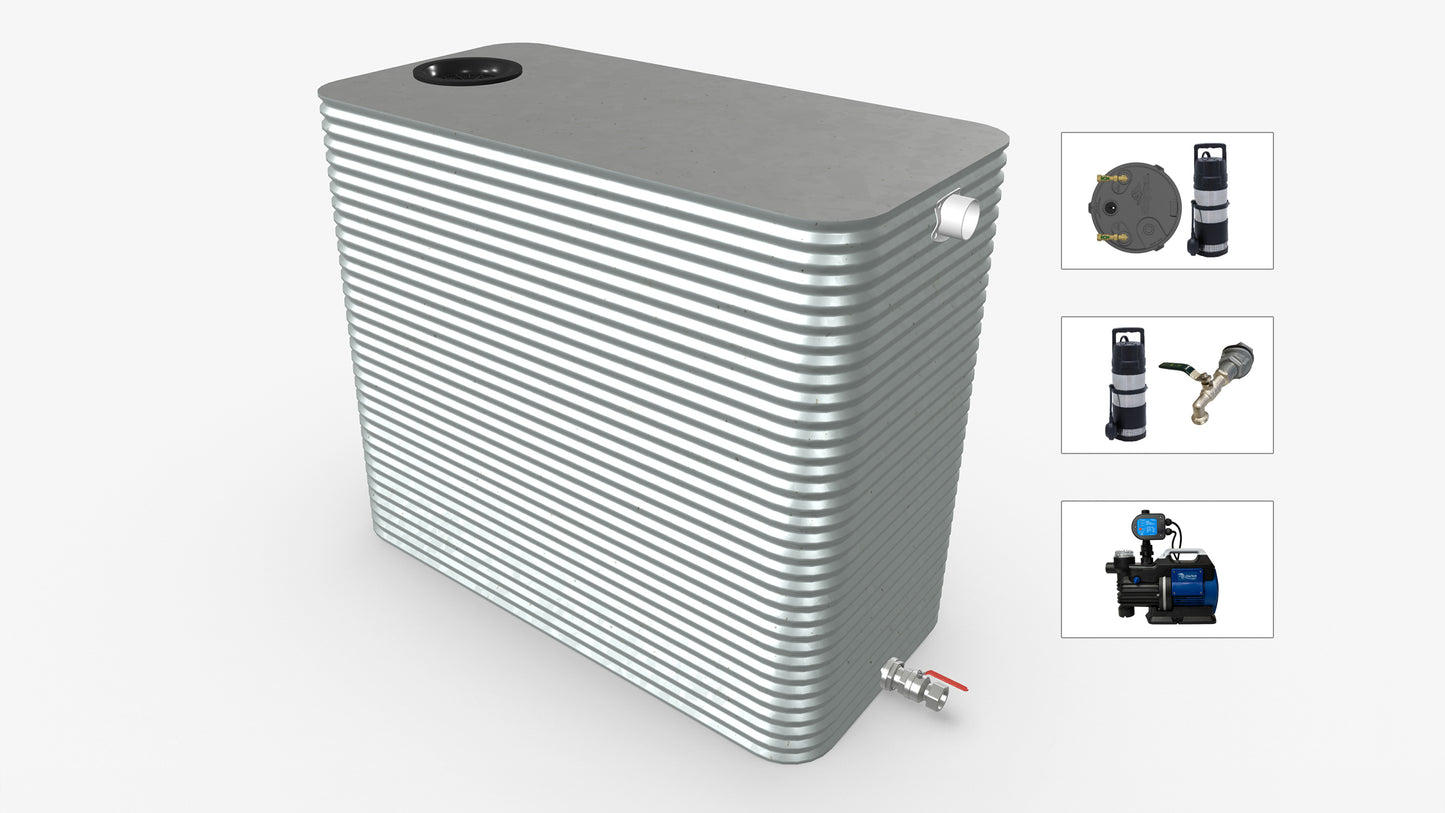 5000 Litre Tall Modline Water Tank With Pump Bundle Product Image
