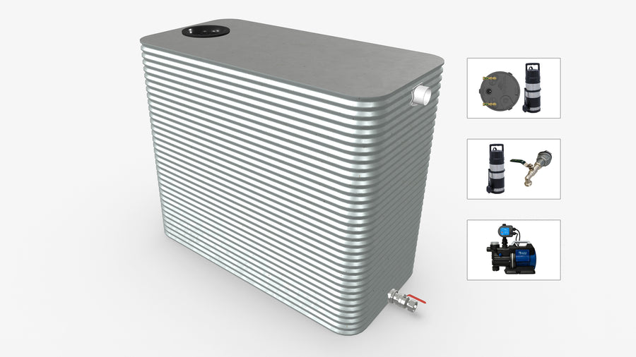 5000 Litre Tall Modline Water Tank With Pump Bundle Product Image
