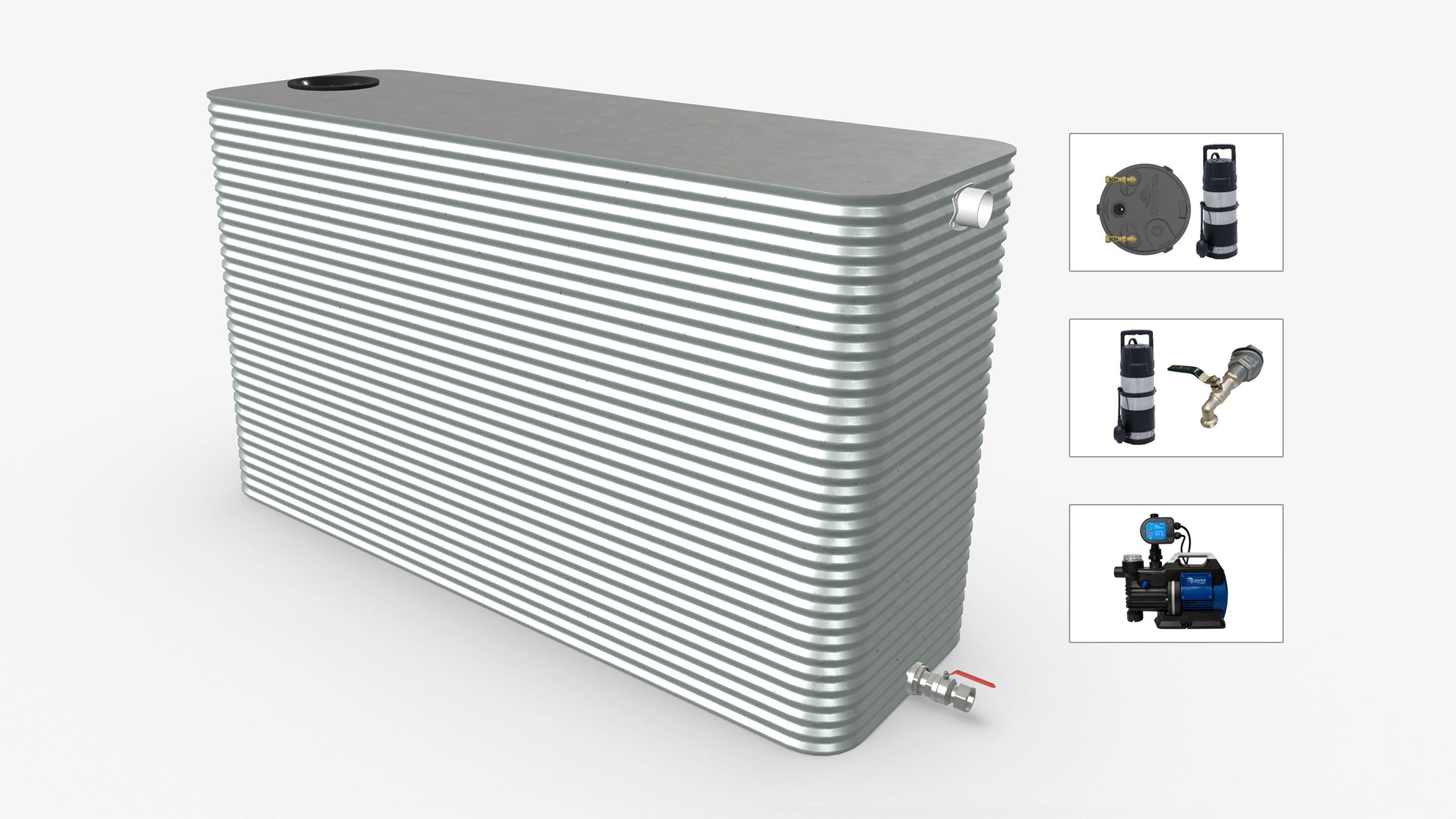 6000 Litre Modline Water Tank With Pump Bundle Product Image