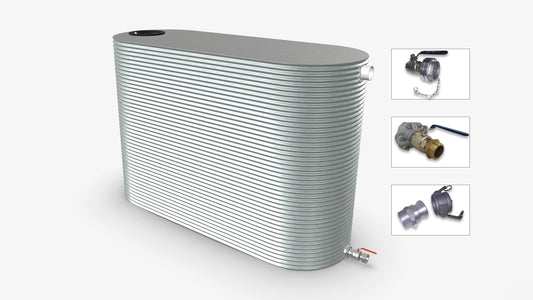 6000 Litre Slimline Fire Water Tank Product Image