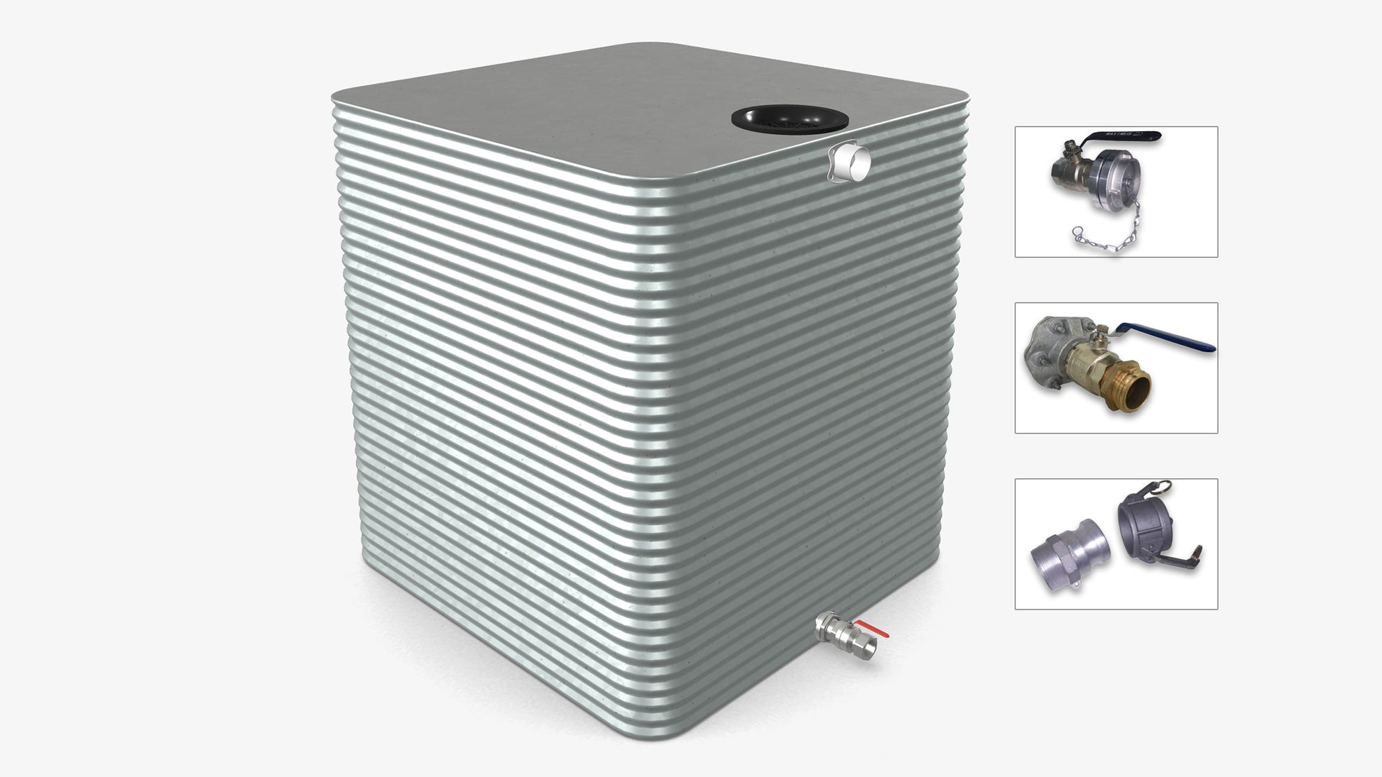 6000 Litre Square Fire Water Tank Product Image