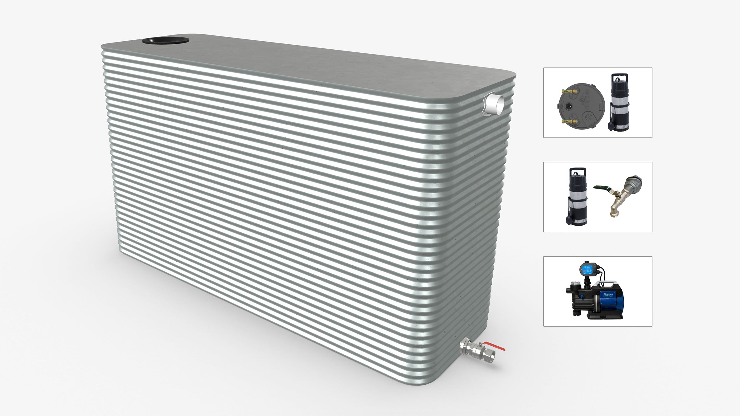 7000L Modline Water Tank With Pump | Kingspan Water Tanks ...