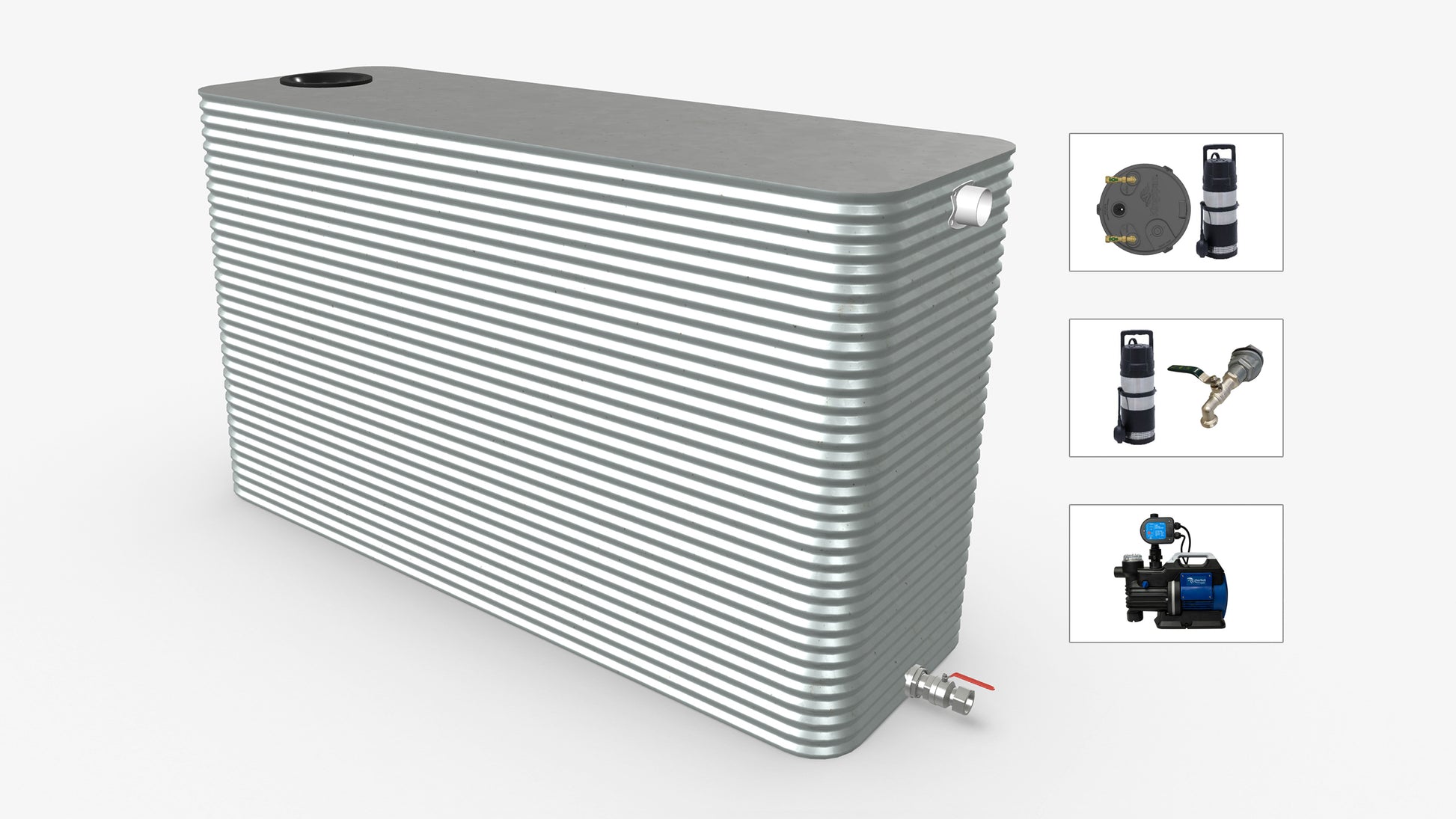 7000 Litre Modline Water Tank With Pump Bundle Product Image