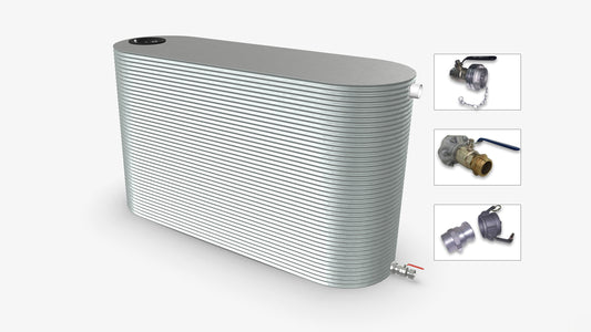 7000 Litre Slimline Fire Water Tank Product Image