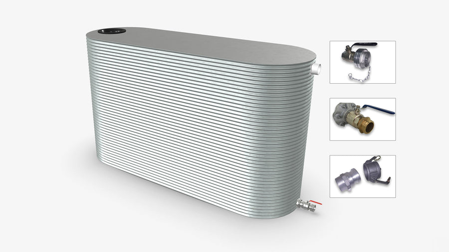 7000 Litre Slimline Fire Water Tank Product Image