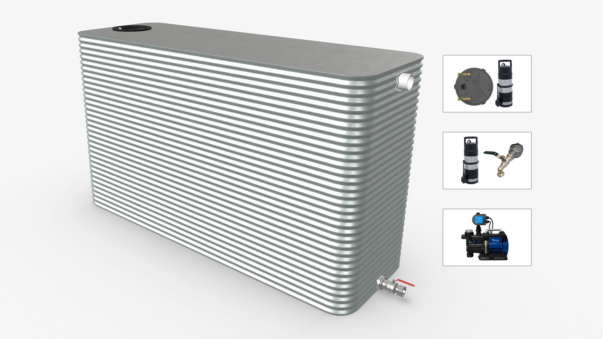 8000 Litre Modline Water Tank With Pump Bundle Product Image