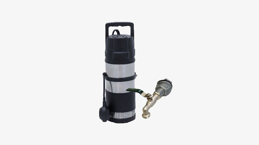 Image of a Kingspan tank using the integrated garden pump system