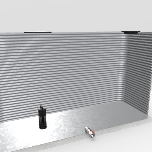 2000 Litre Slimline Water Tank