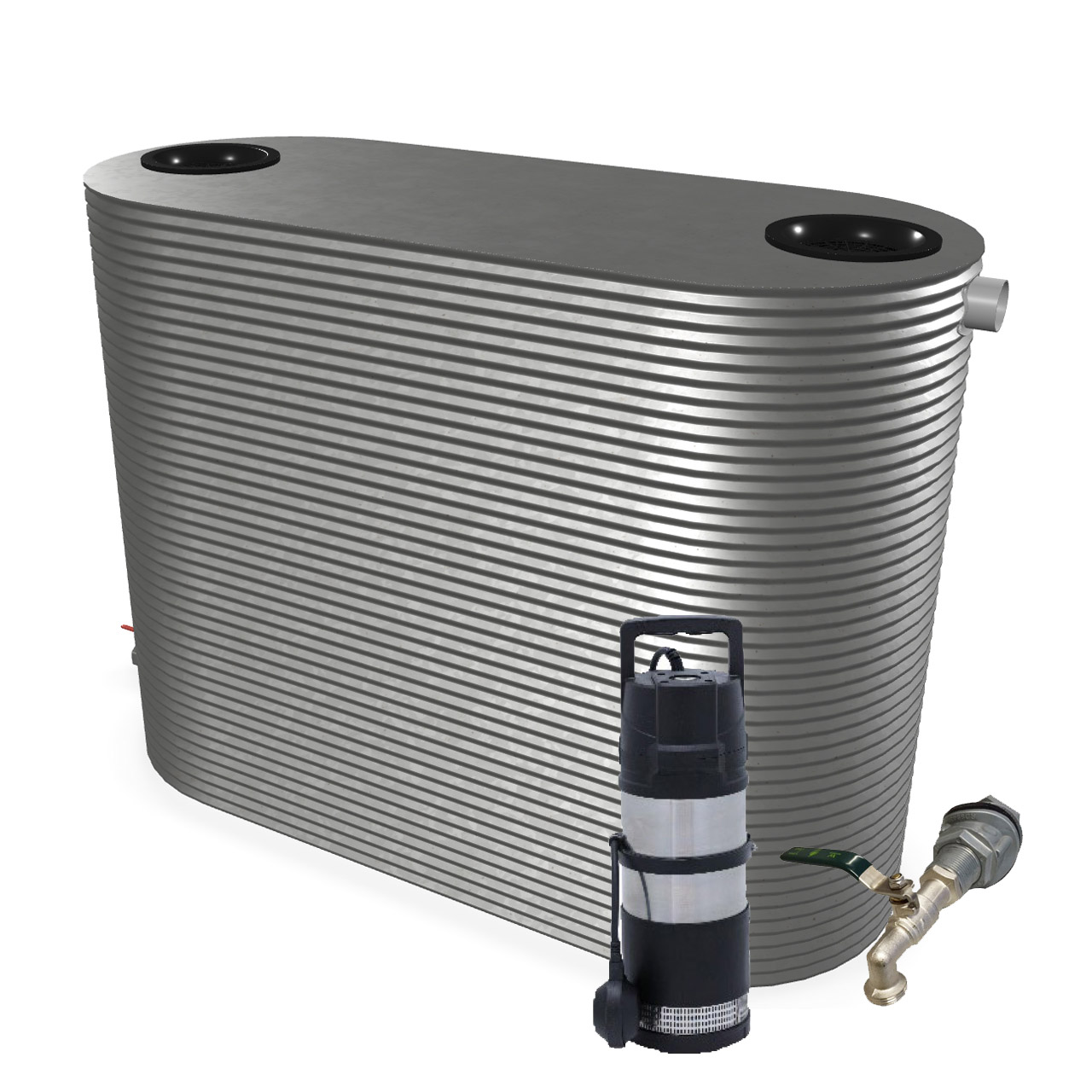 5000L Slimline Water Tank With Garden Kit