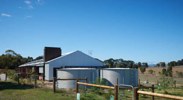 rural water tanks in front of Brae Guest Suites