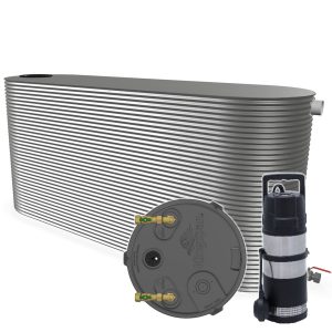 10000L Slimline Water Tank EvoIV Pump Package Claytech