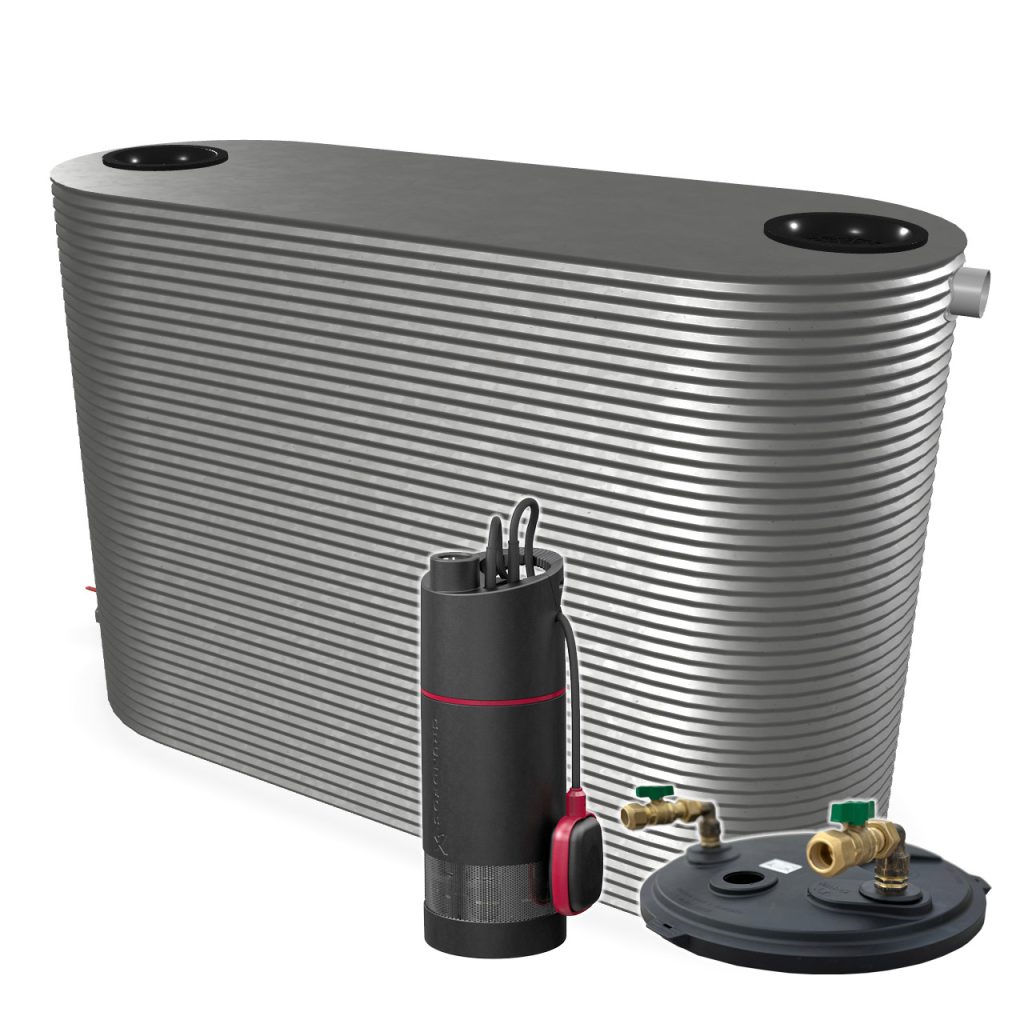 6000L Slimline Water Tank EvoIV Pump Package