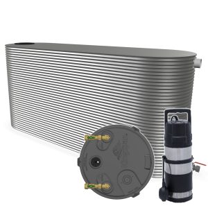 7500L Slimline Water Tank EvoIV Pump Package Claytech