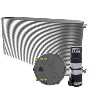 8000L Slimline Water Tank EvoIV Pump Package Claytech