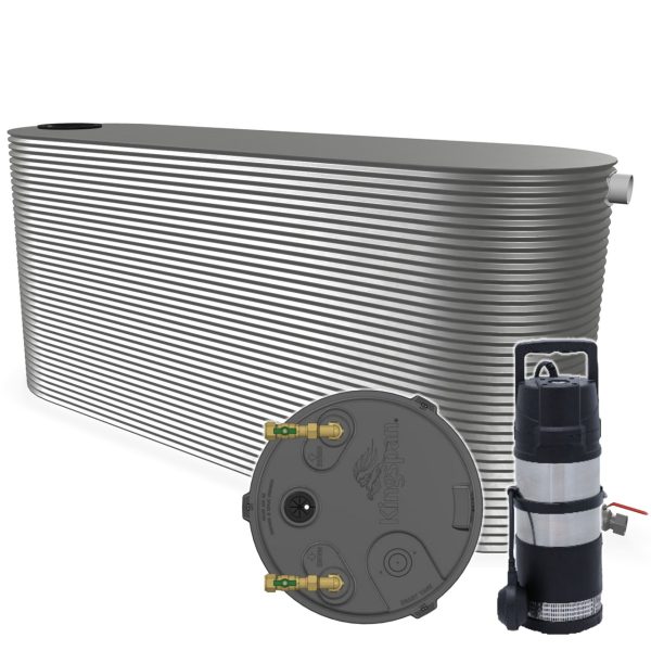 8000L Slimline Water Tank EvoIV Pump Package Claytech