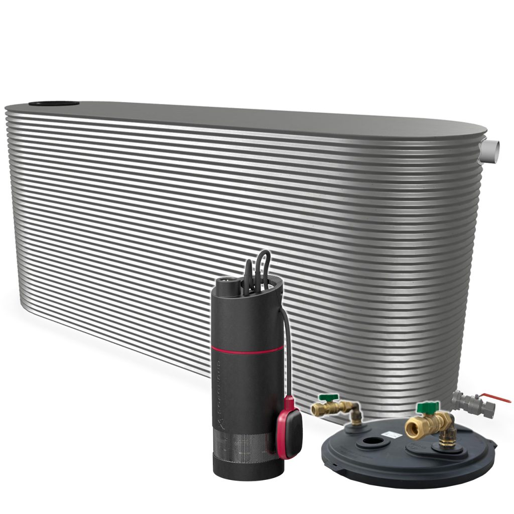 8500L Slimline Water Tank EvoIV Pump Package
