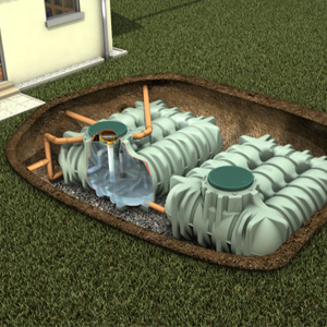 Underground Water Retention for Storage