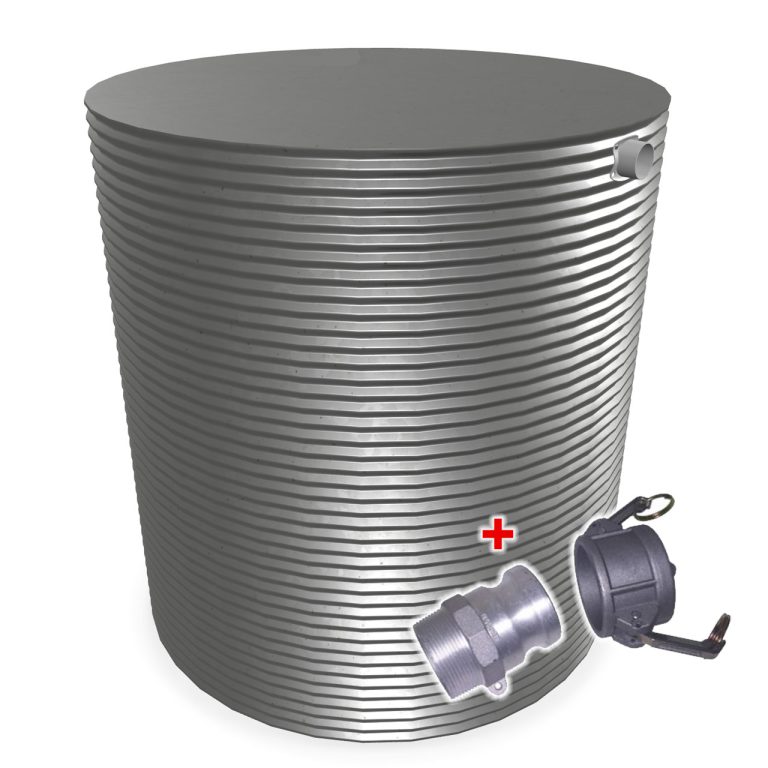 10000 Litre Skinny Round Camlock Fire Tank QLD | Kingspan Water Tanks