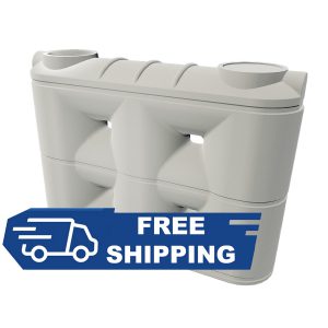 2000L - Kpoly Slimline Water Tank V2 Surfmist