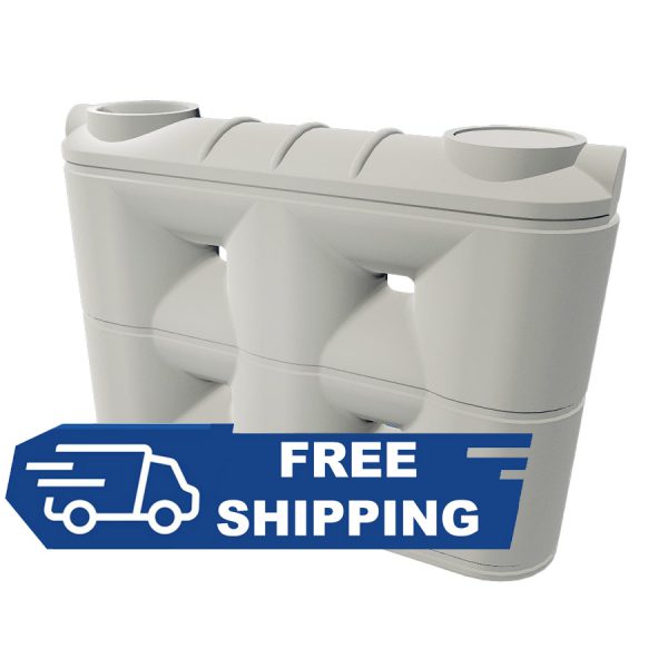 2000L - Kpoly Slimline Water Tank V2 Surfmist