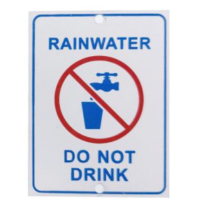 Rainwater Plaque